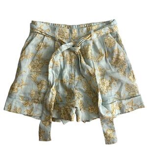 CHRISTY LYNN Lola Short Blue Floral SZ 4